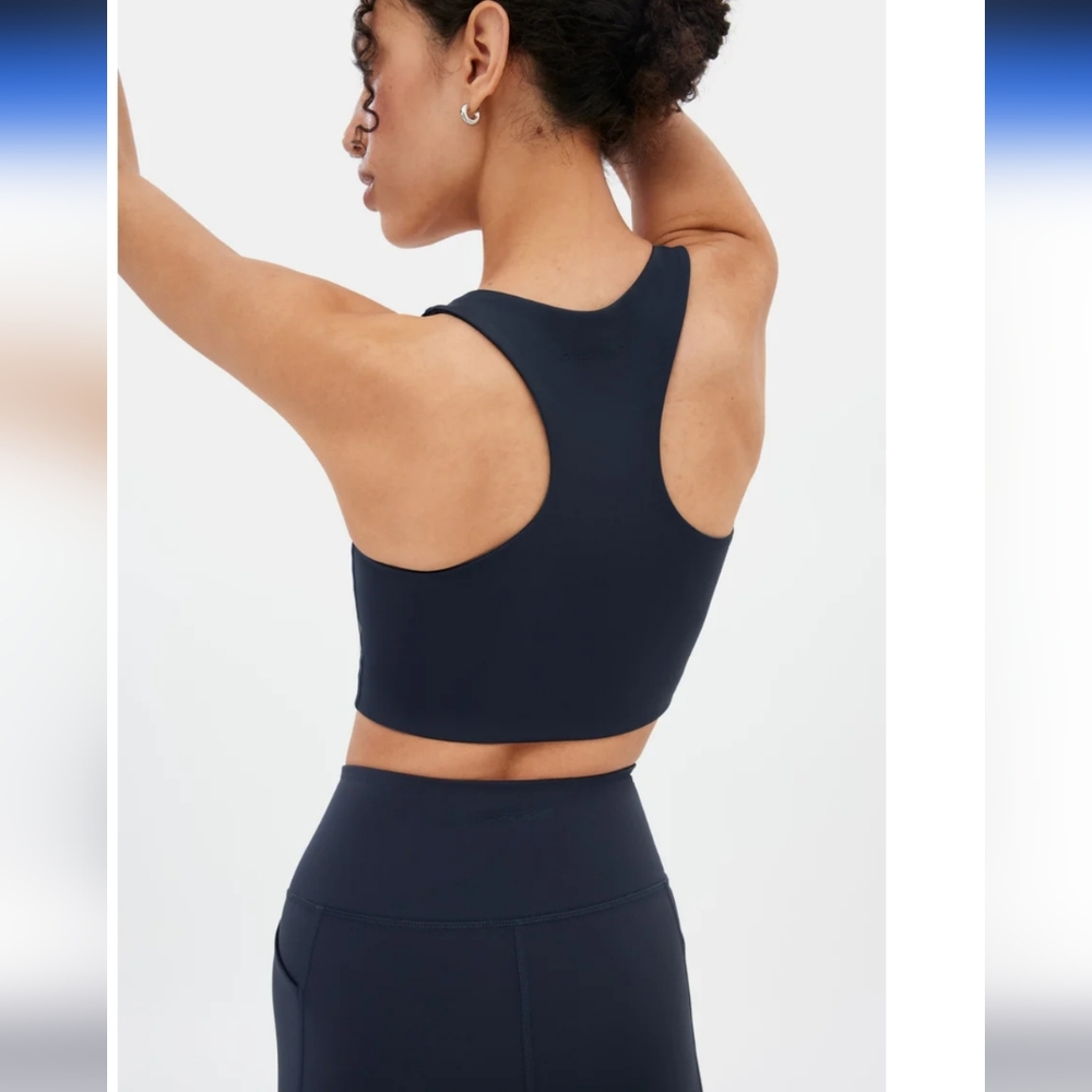 Girlfriend collective compressive‎ sport bra sz xxs blue